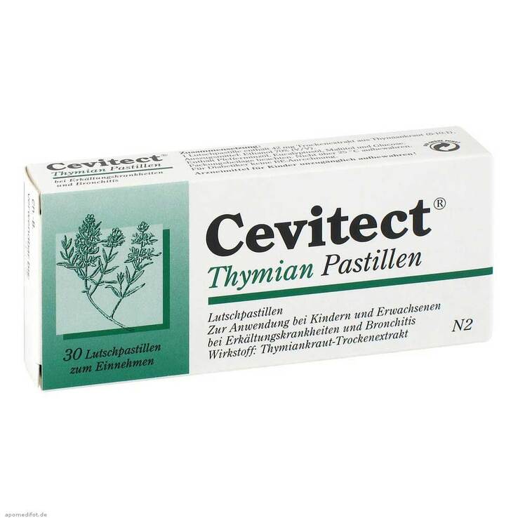 Cevitect Thymian Pastillen, 30 St