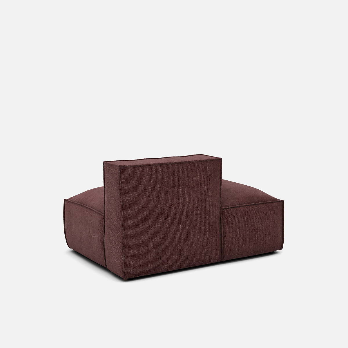 LA REDOUTE INTERIEURS<br>Sofá lounge texturizado, esquerdo, Seven