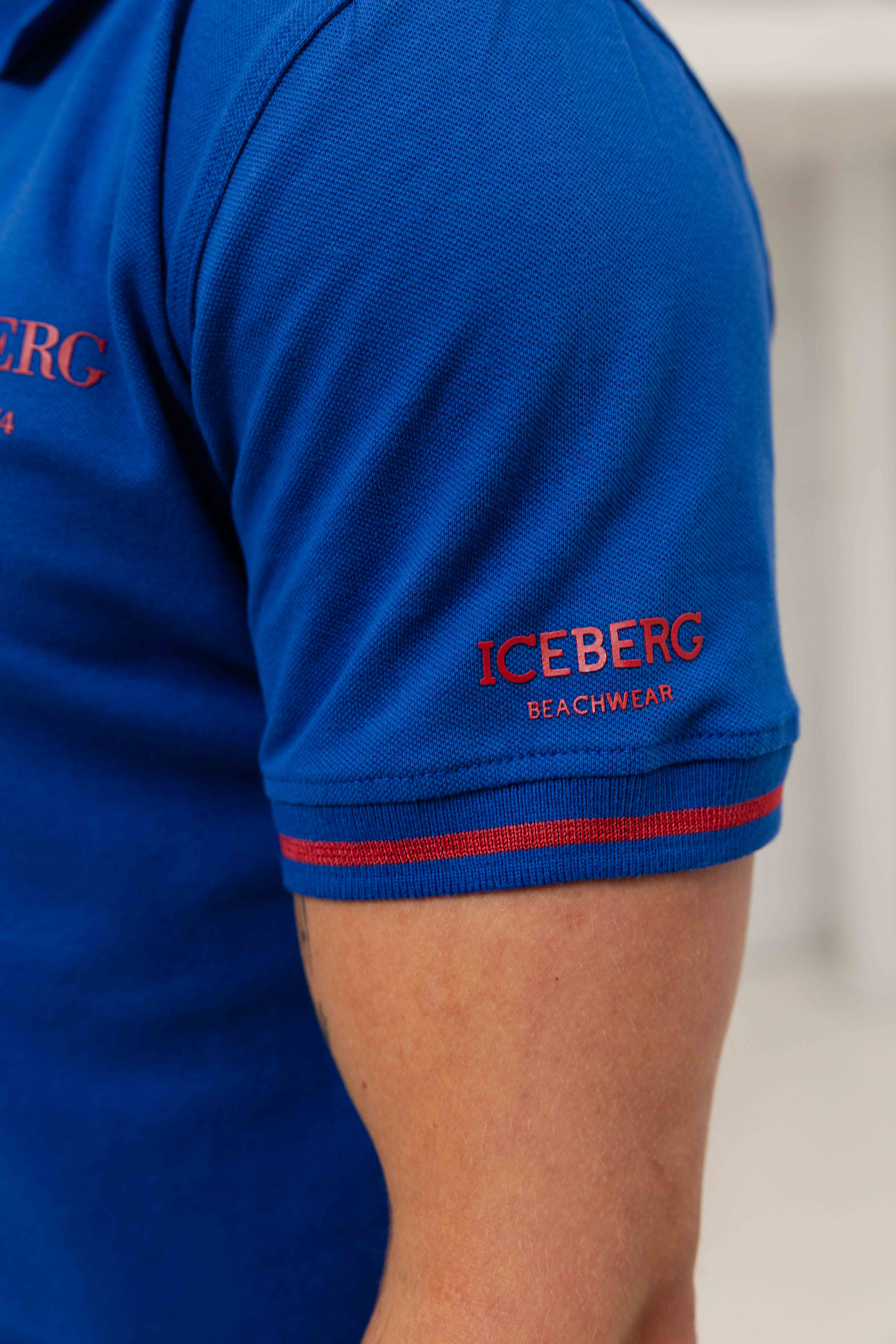 Iceberg Basic Polo Heren Blauw