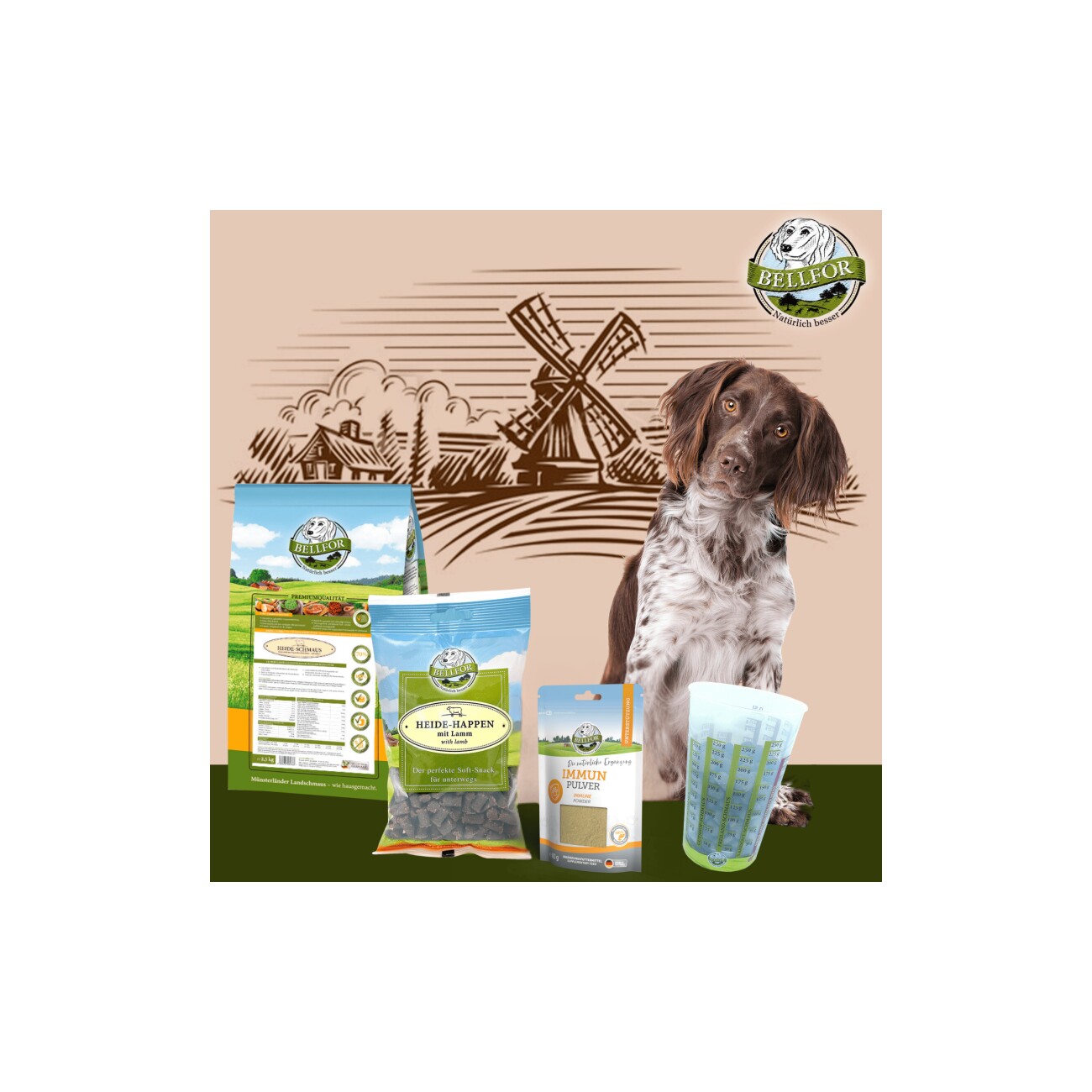 Bellfor Kleiner Münsterländer Futter Set