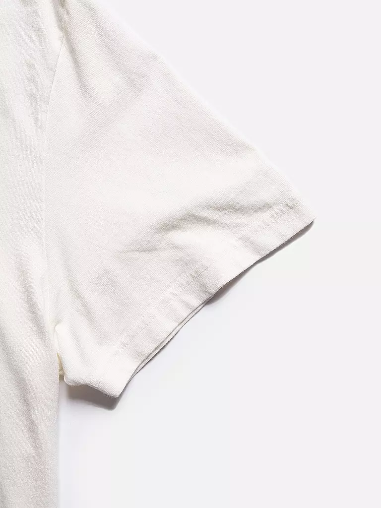 NUDIE JEANS T-Shirt ROY  creme