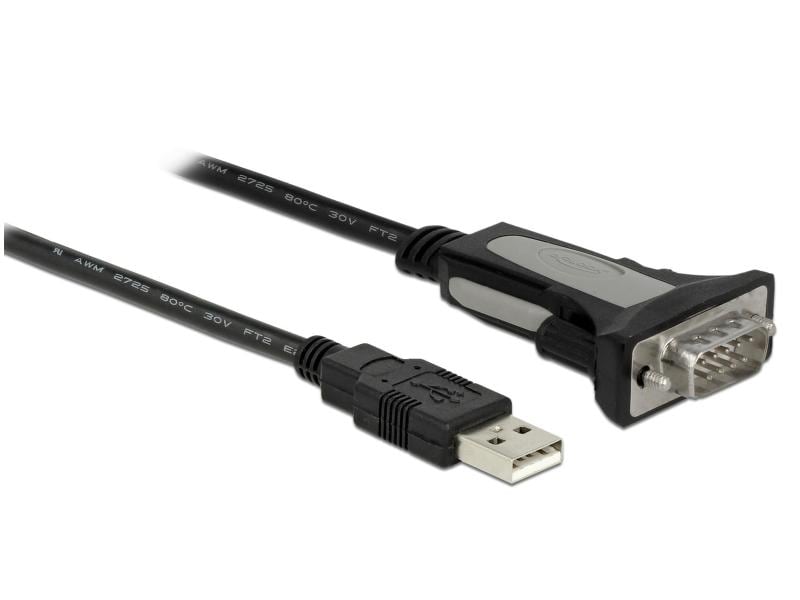 Delock Serial-Adapter USB-A zu RS-232 DB9, 3m USB-A-zu-Serial-Adapter