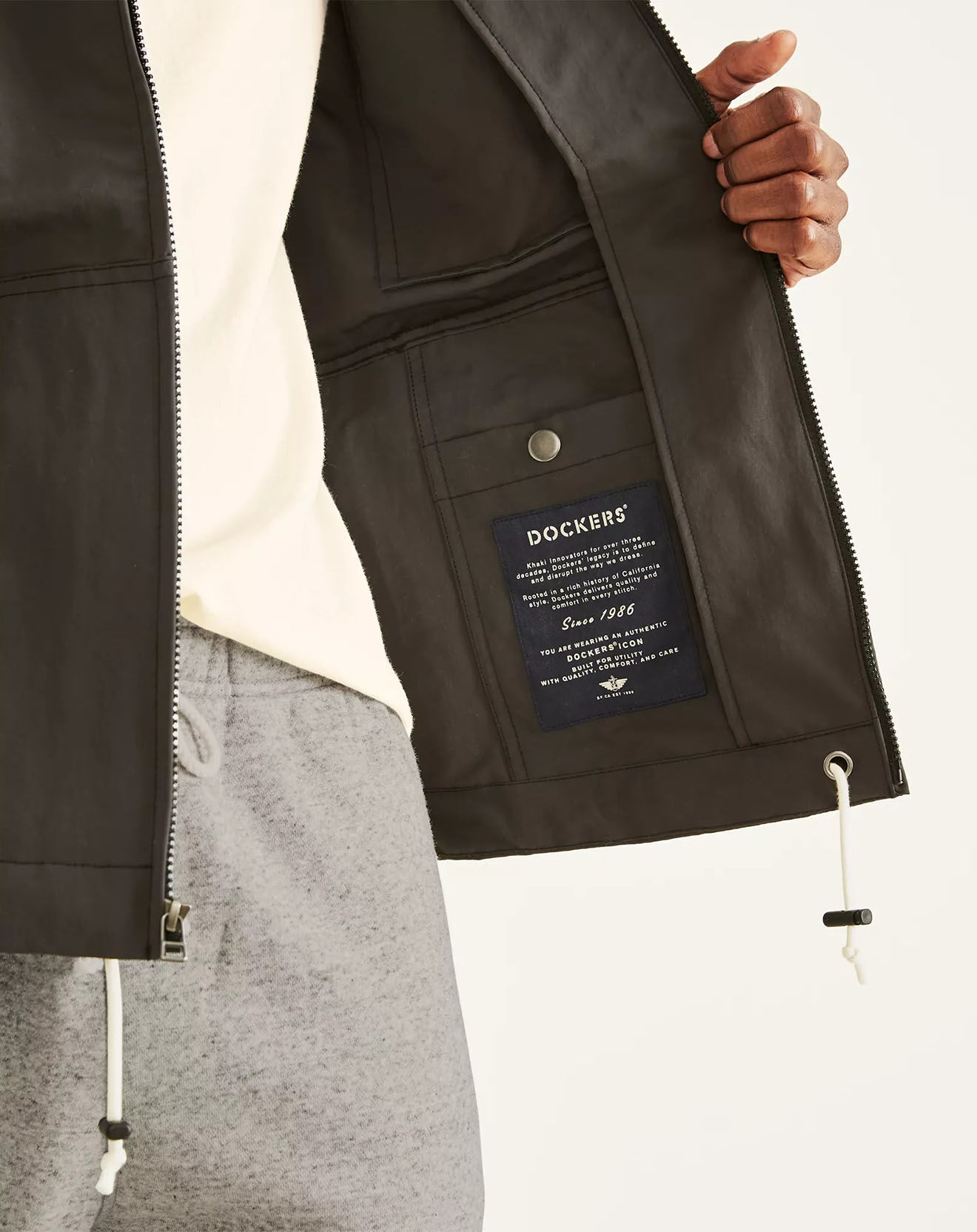 Dockers Parka Full Zip noire
