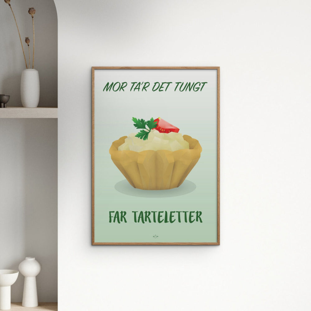 Køb Poster & Frame Citatplakat - Far Tarteletter