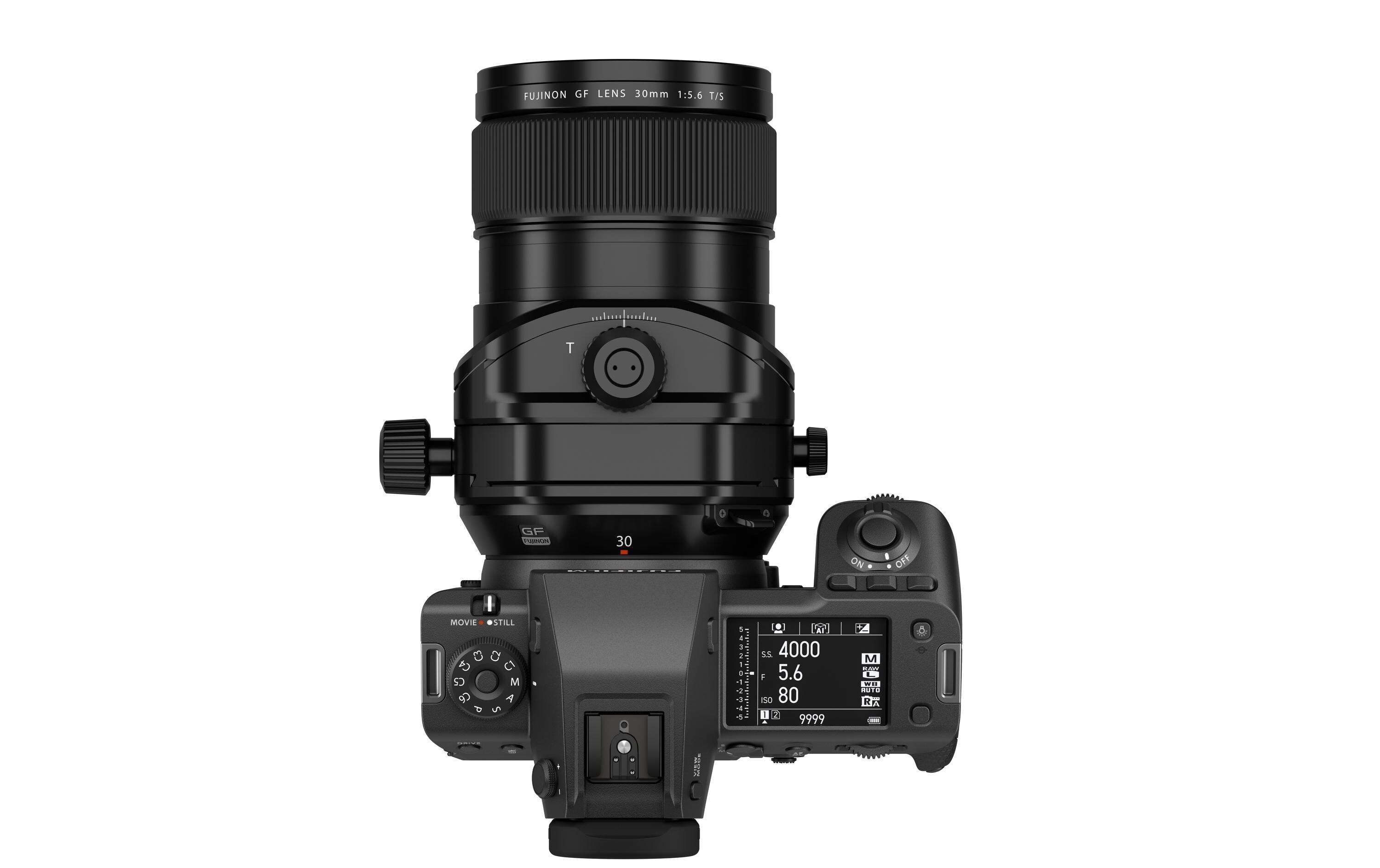 Festbrennweite FUJINON GF 30mm F5.6 T/S – Fujifilm G-Mount<br>Weitwinkel-Objektiv mit einer Brennweite von 30 mm (äquivalent zu 24 mm KB)