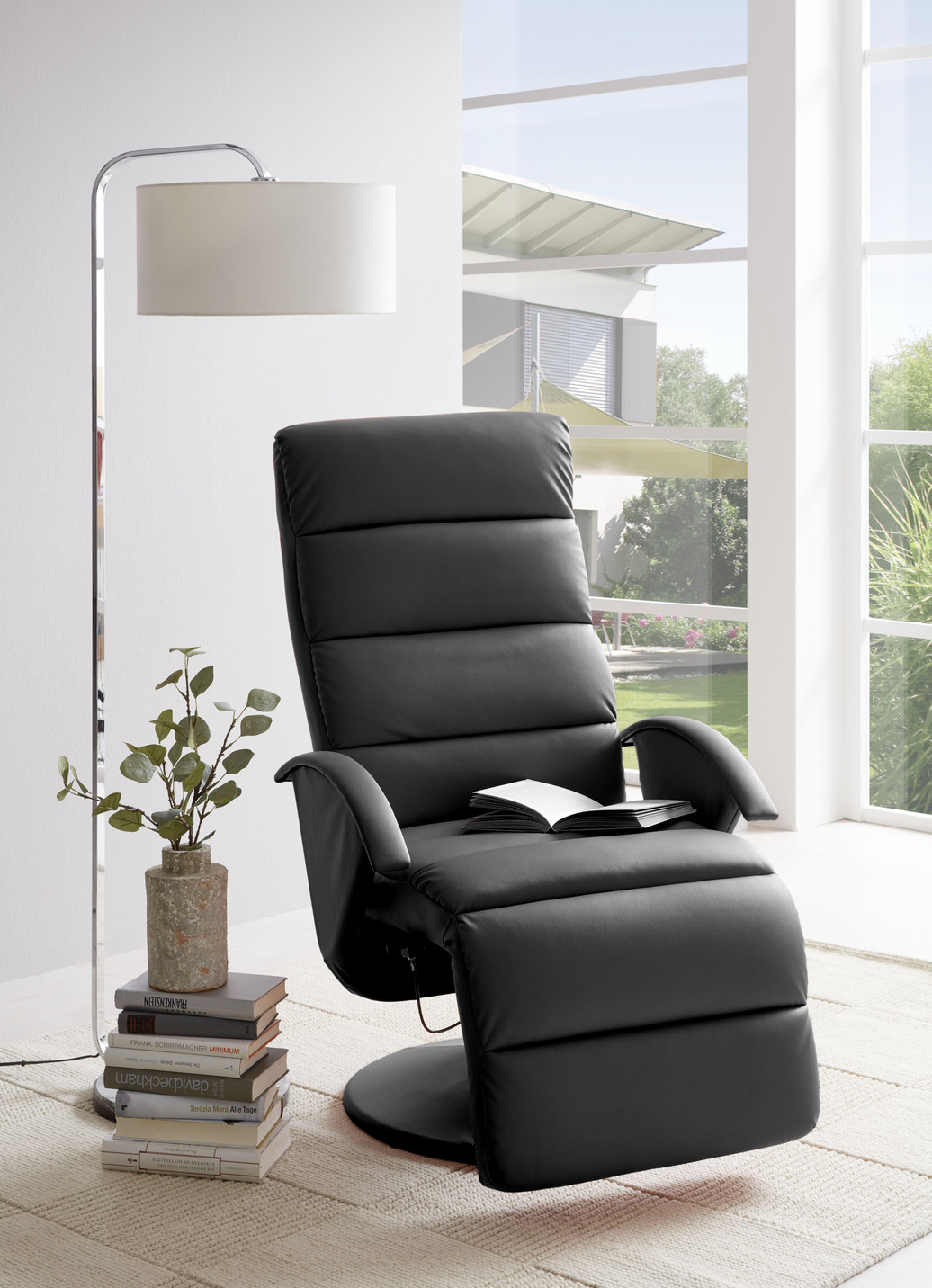 Relax-Sessel mit stabilem Metallrahmen