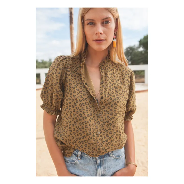 Marlot Paris Blouse Gaze de Coton Tessa - Collection Femme | Bronze