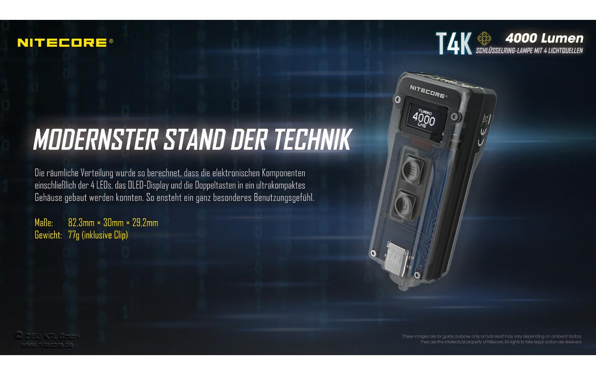 Taschenlampe T4KLED-Taschenlampe