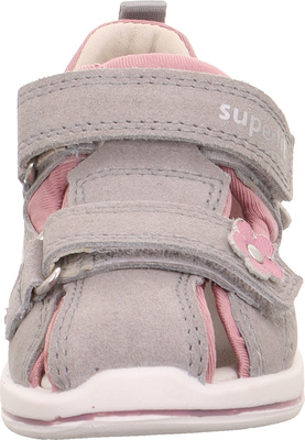Superfit Boomerang Sandaler, Lysegrå/Rosa