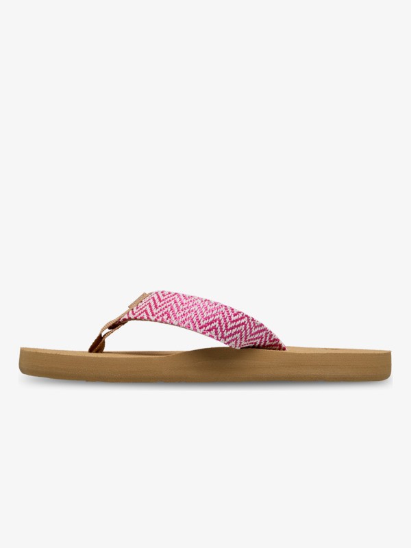 Rg Porto Raffia Sandales Rouge Fille