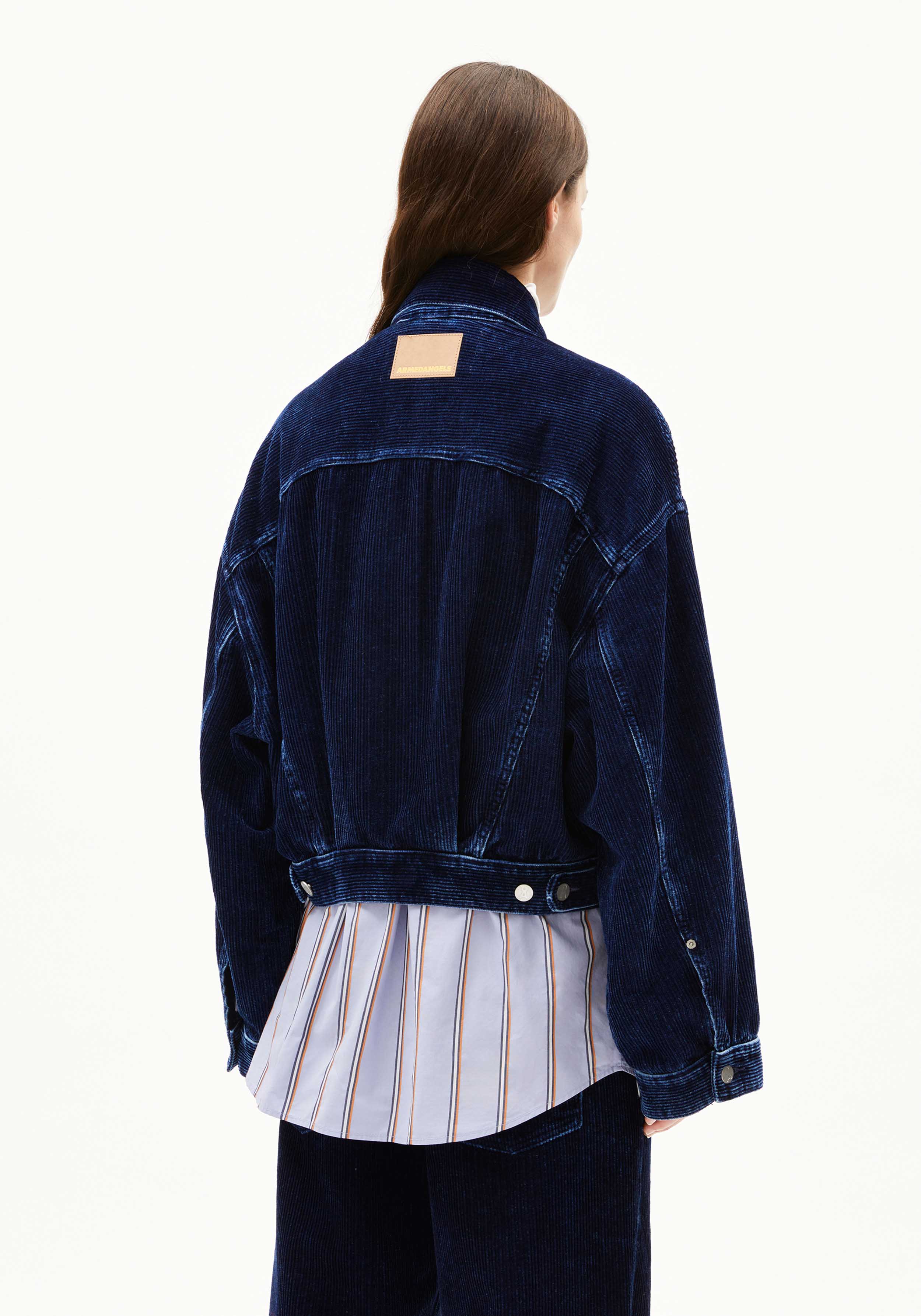 Armedangels Cord-Jacke Paasithe Indigo Cord Indigofera