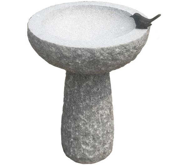 Dehner Bronze-Vogel für Granit-Vogeltränke,
