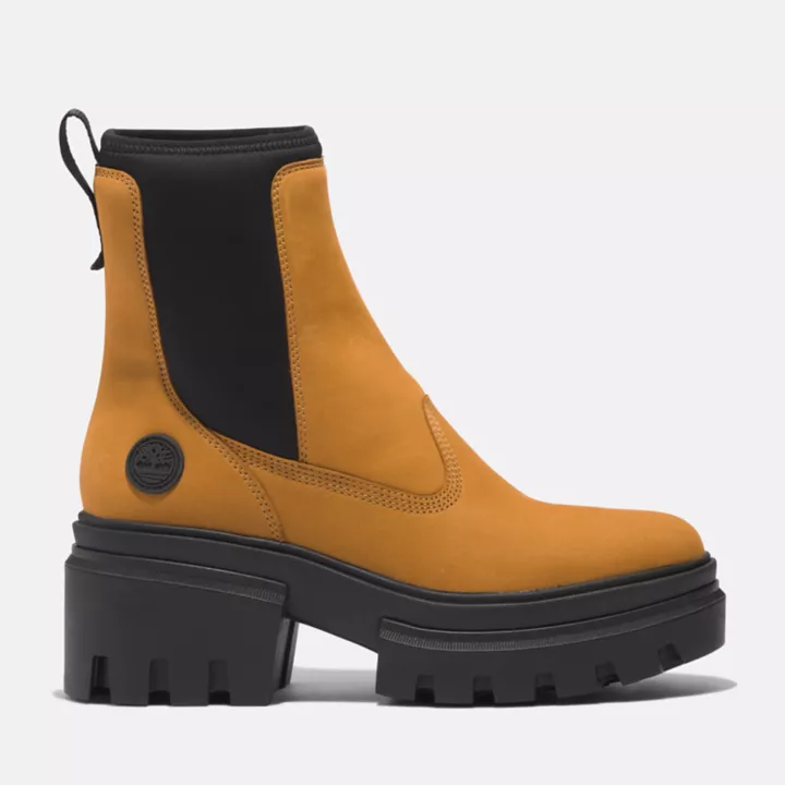 Bota Chelsea Everleigh Feminina na cor Amarela