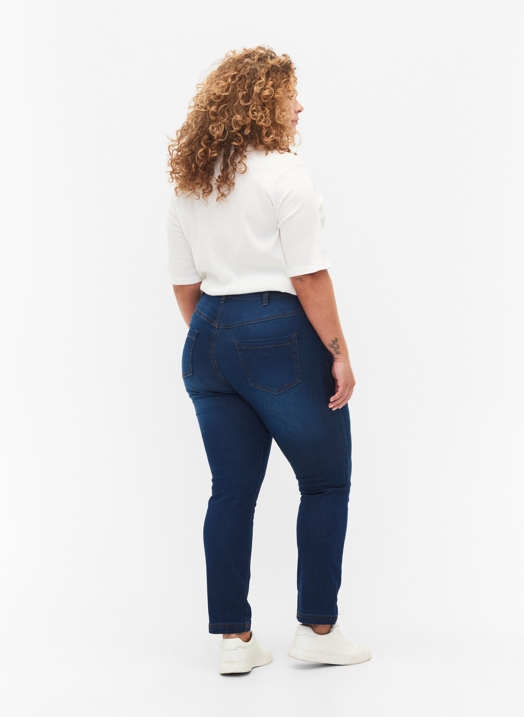 Slim fit Emily jeans med normal talje
