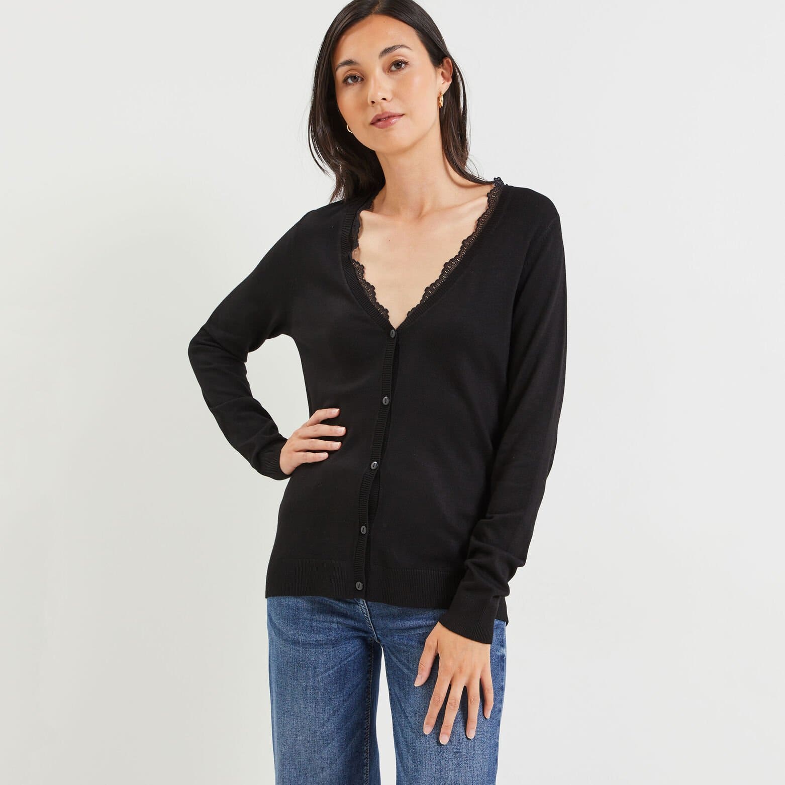 Gilet basic femme