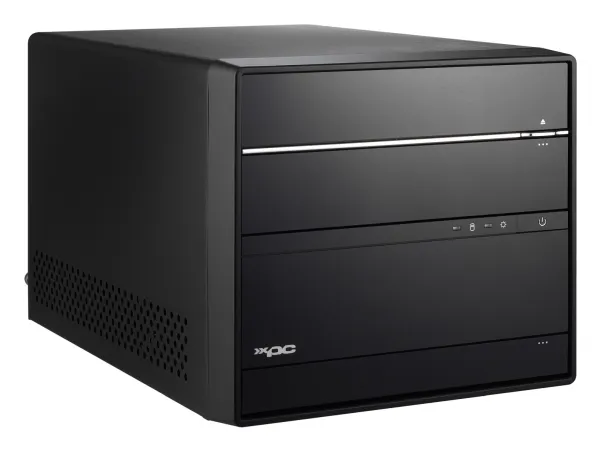 Shuttle XPC cube SH570R6 Plus - Barebone - mini PC LGA1200 sokkel - Intel H570 - uden CPU - RAM 0 GB - Gigabit Ethernet - sort