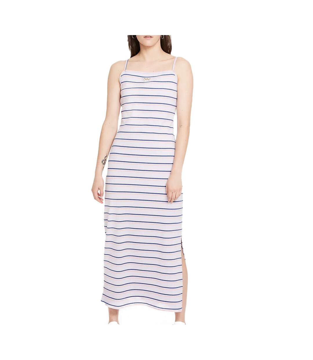 Robe à rayures Mauve Femme Nike Dress Maxi