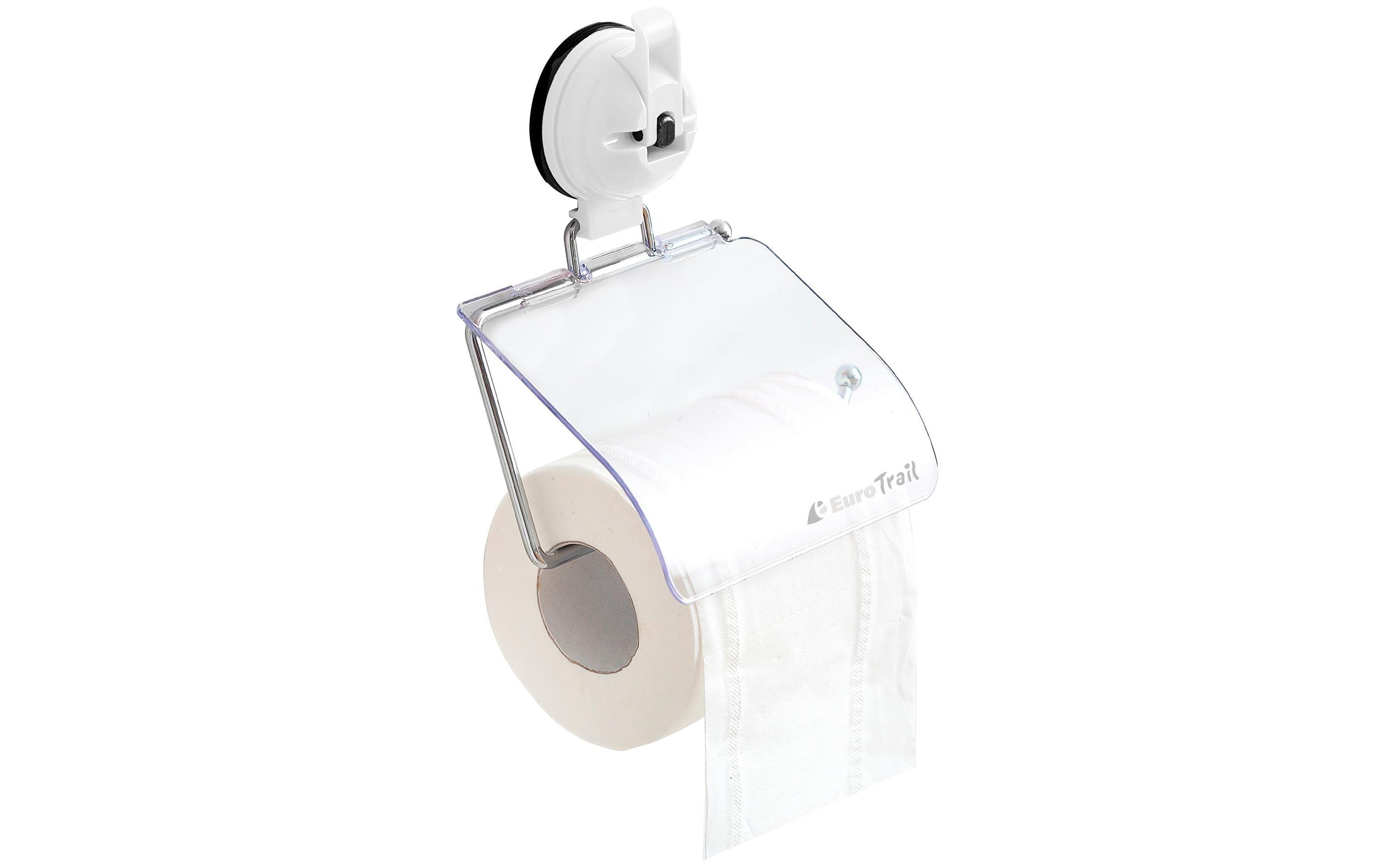 WC-Rollen-Halter mit SaugnapfToilettenpapier-Halterung mit Saugnapf