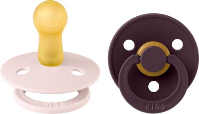 BIBS Colour Smokk 2-Pakk Str 2, Petal/Plum