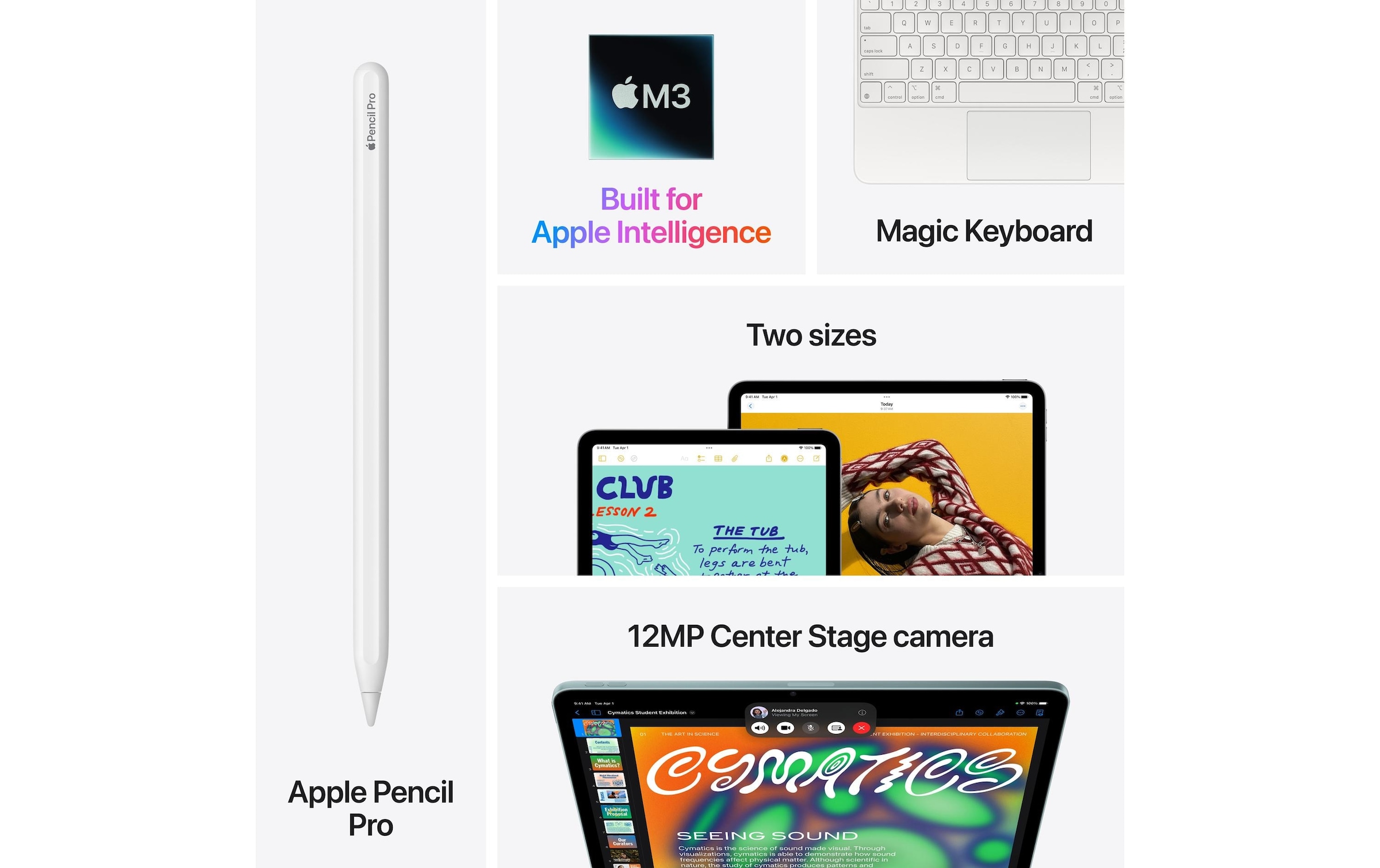 Apple Tablet »Apple iPad Air (2025) M3, 13 Zoll« (33 cm / 13 ″) iPadOS Retina )