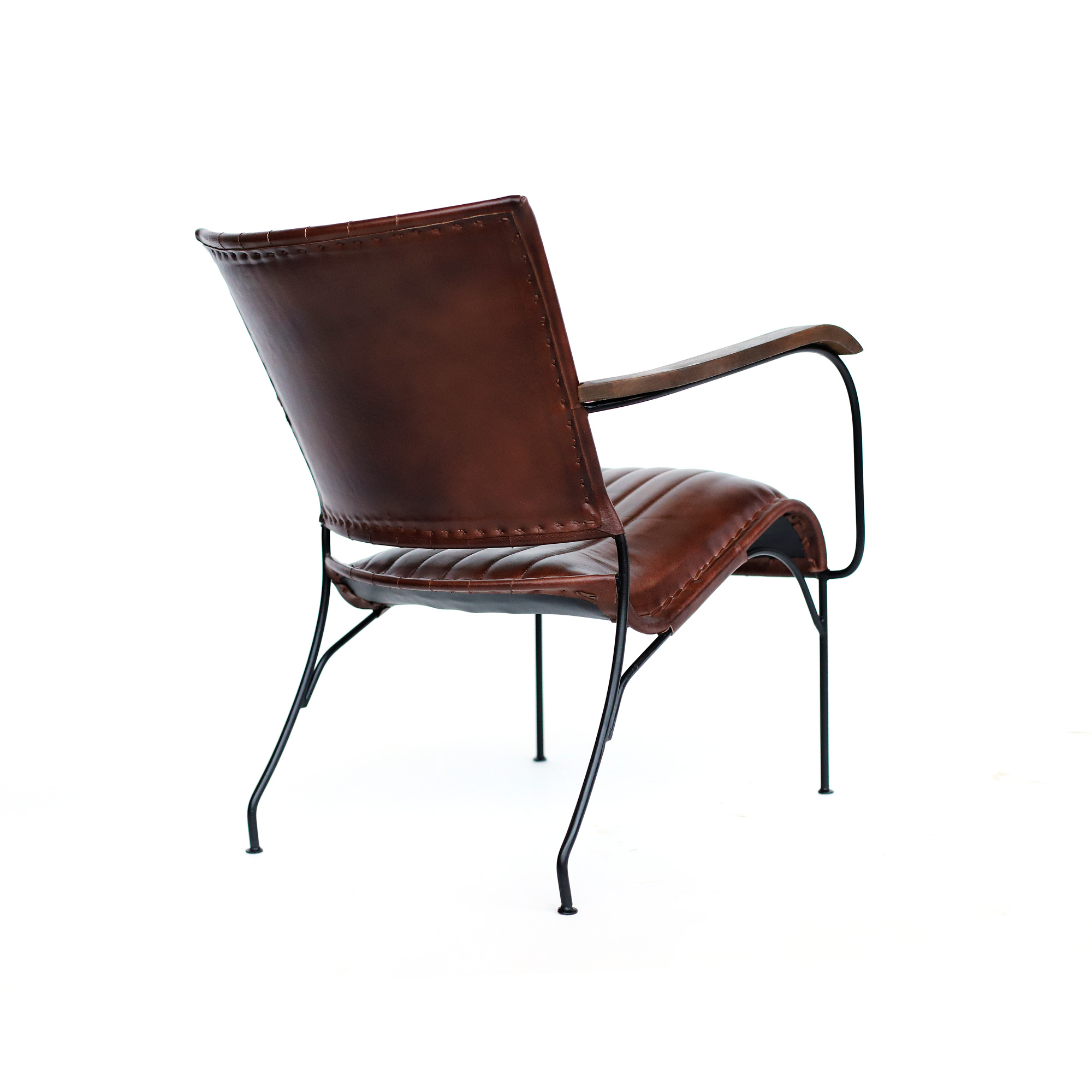 Armsessel 'Florine', braun, B 68 cm, L 76 cm, H 75 cm von fischer's lagerhaus