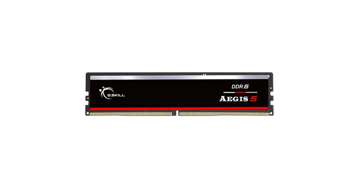 G.Skill32 GB DDR5-6000 werkgeheugen  (Zwart, F5-6000J3636F32GX1-IS, Aegis 5, XMP 3.0, AMD EXPO)