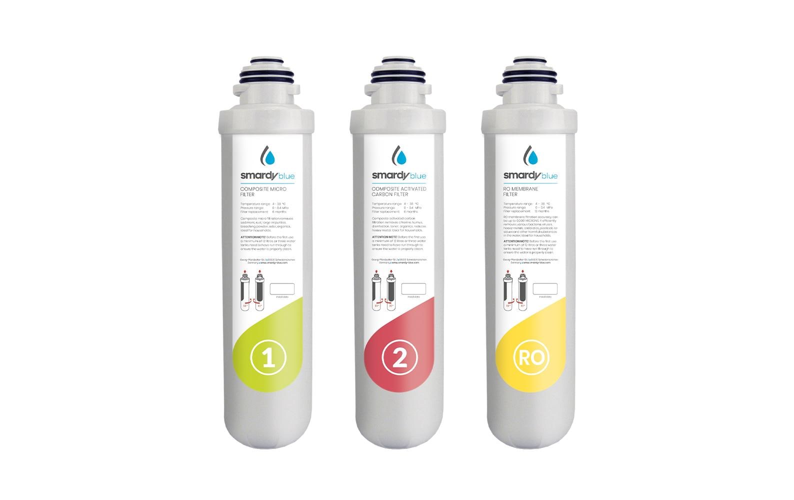 Kartusche Service-Set 2 für Wasserbar zagora<br>Filterset für Wasserbar zagora