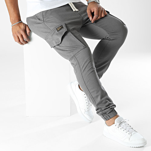 Pantalon Cargo Gris