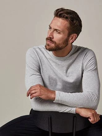 Profuomo Longsleeve T-Shirt Grijs PP2T00002C-C kopen