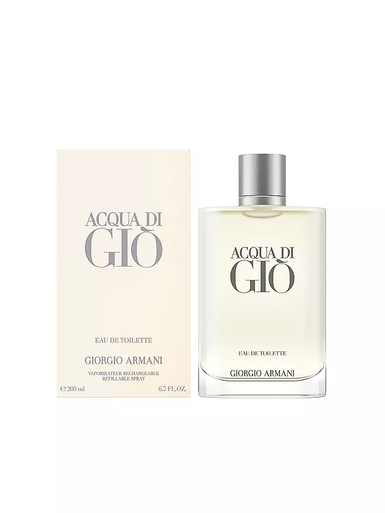 GIORGIO ARMANI Acqua di Giò Homme Eau de Toilette 200ml Nachfüllbar keine Farbe