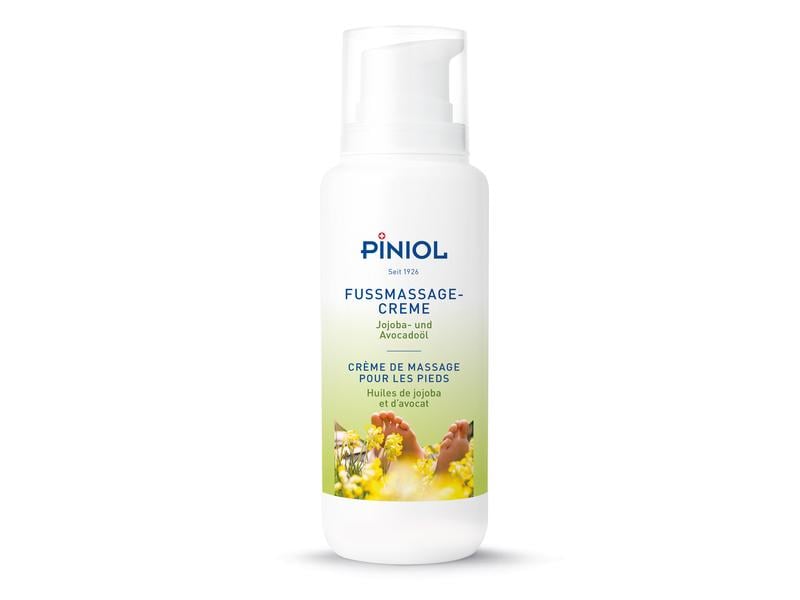 Piniol Fussmassage-Creme 200 ml Fussmassagecreme – ohne Paraffin mit reinem Jojoba- und Avocadoöl