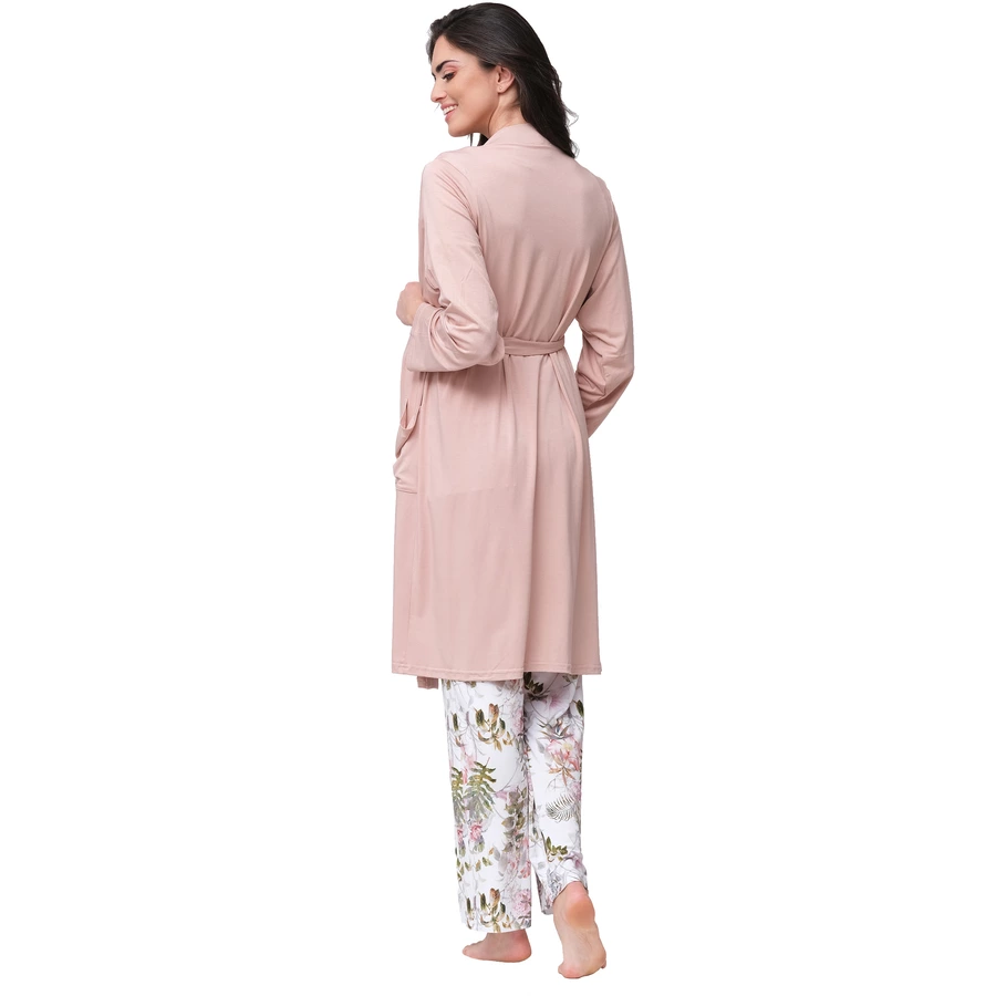 Cool Mama Umstandsnachthemd Basic rosa