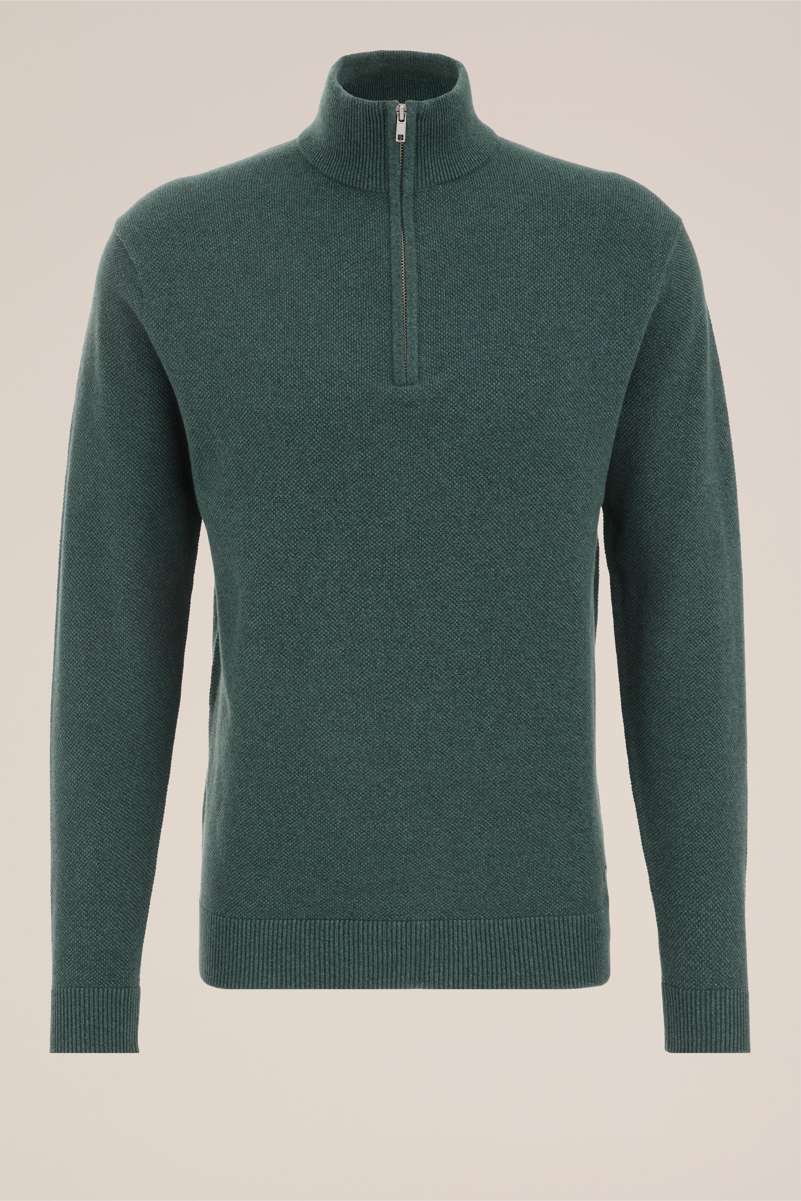 trui met rits WE Fashion Donkergroen