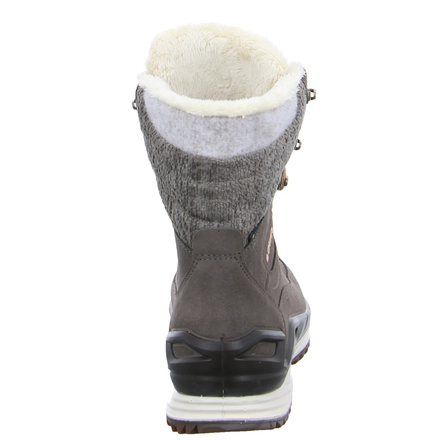 LOWA Snowboots Damen Taupe Leder