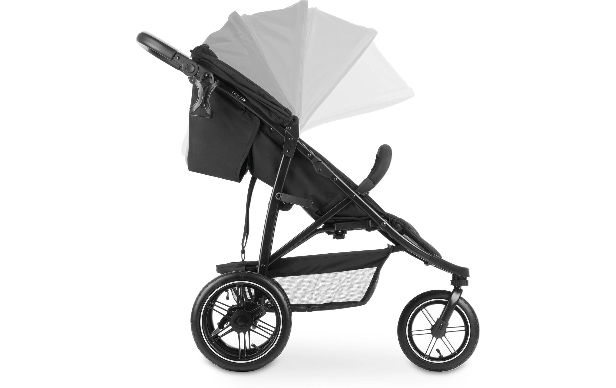 Buggy Rapid 3 Air Black<br>Kinderwagen für jedes Gelände
