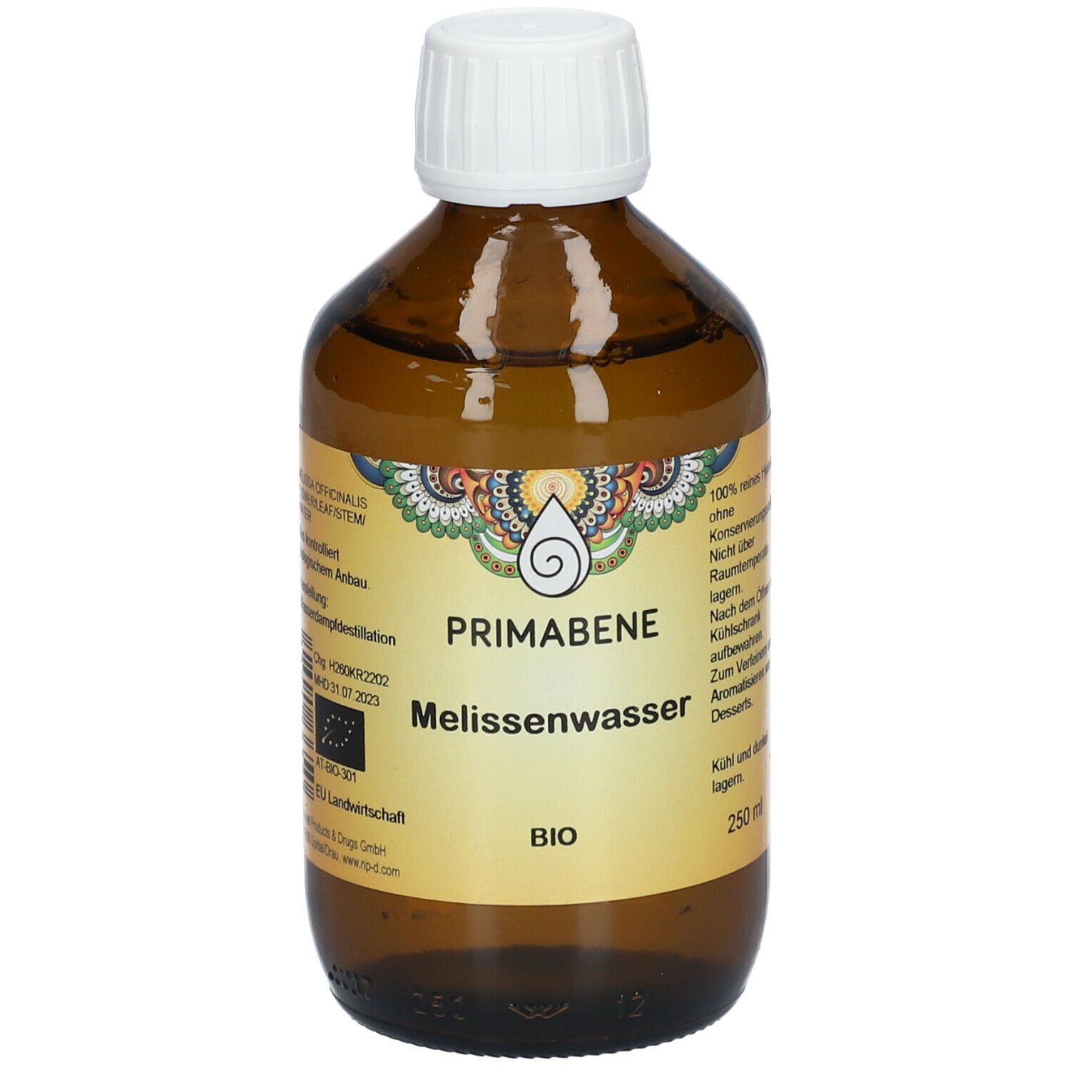 PRIMABENE Melissenwasser BIO