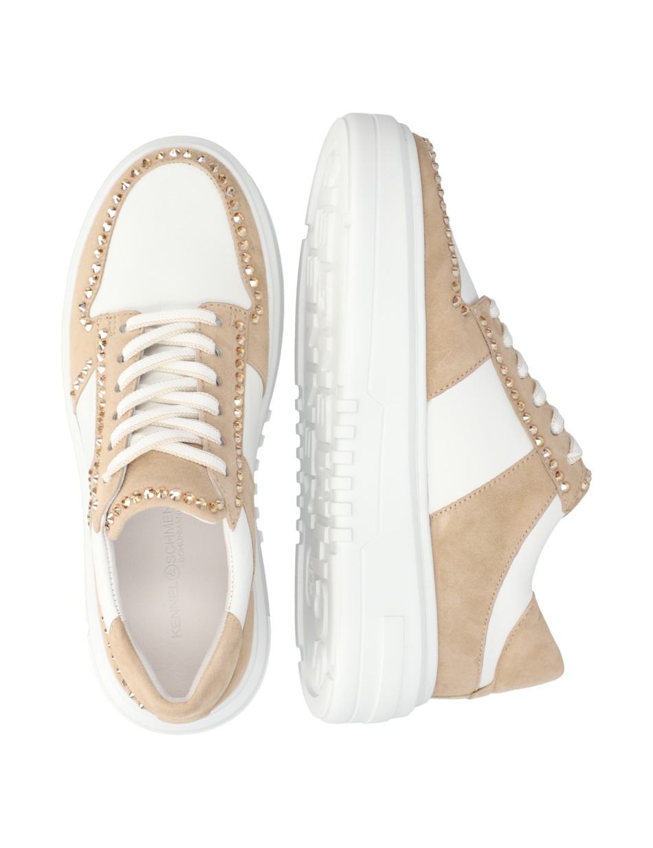 Lederkombination Sneaker
