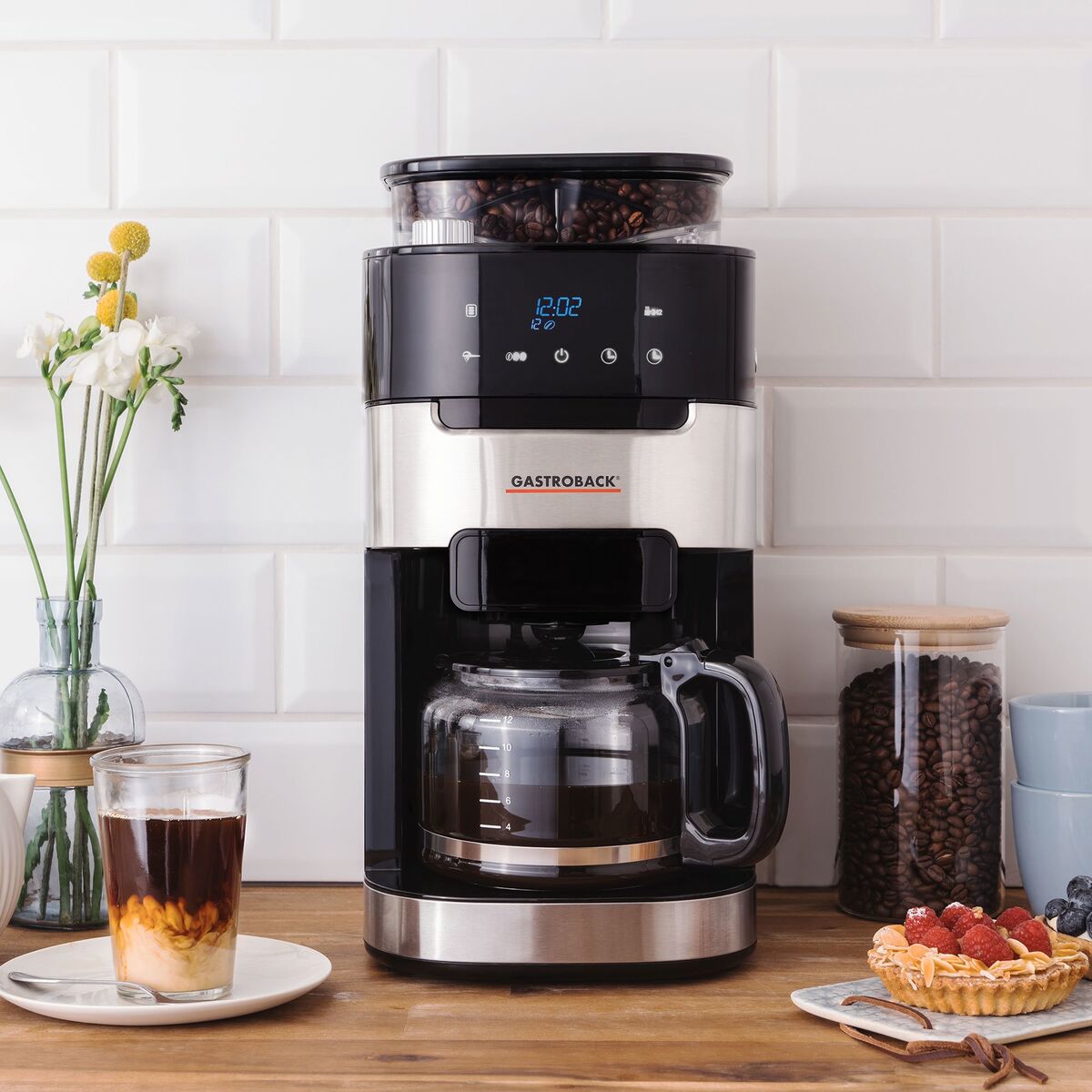 Grind & Brew Pro kaffetrakter med innebygd kvern