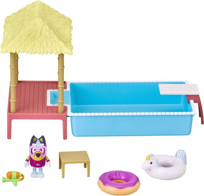 Bluey Lekesett Basseng med Figur