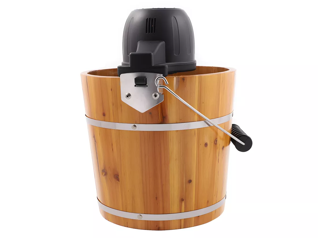 Sorbetière électrique GIVRETO en bois 3.5 L