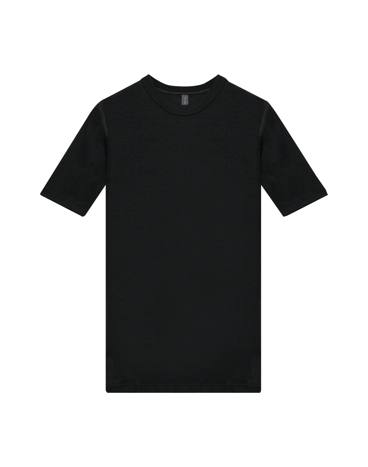 T-shirt van merinowol/zijde voor heren