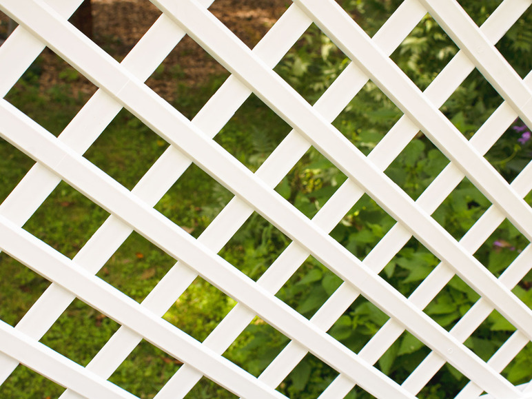 KHW bloembak met centraal trellis, L 100 cm, 110 liter, kunststof