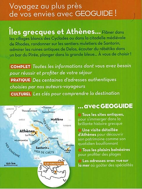 GALLIMARD - GEOGUIDE ILES GRECQUES ET ATHENES