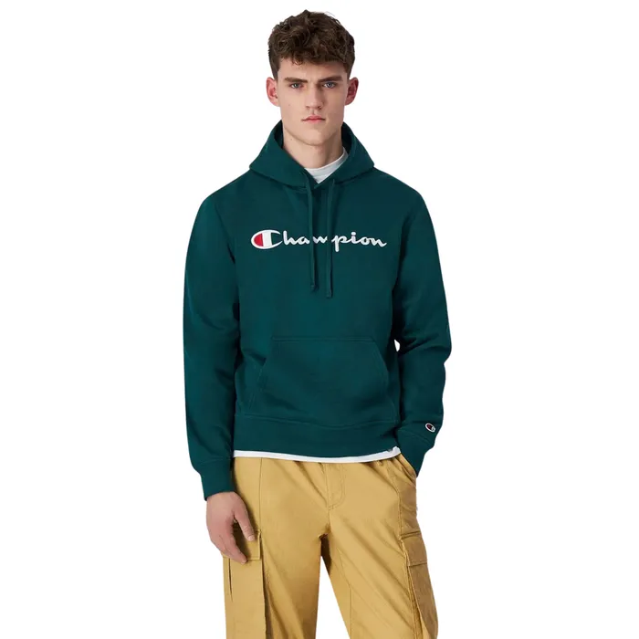 Champion Big Logo Fleece Hoodie Heren