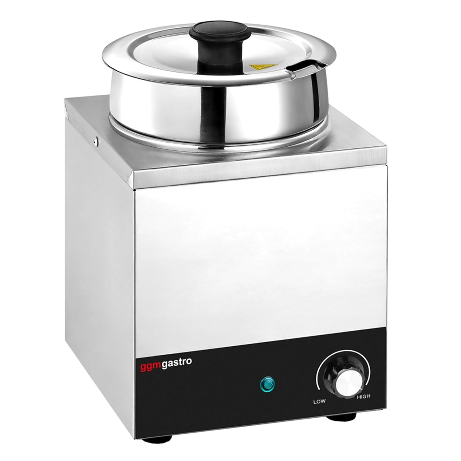 GGM Gastro | BHPV35-1 | Bain-Marie - Hotpot - 3,5 Liter - 200 Watt - 1 Topf mit 3,5 Liter