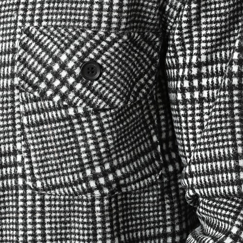 Surchemise A Carreaux KD666 Gris Noir
