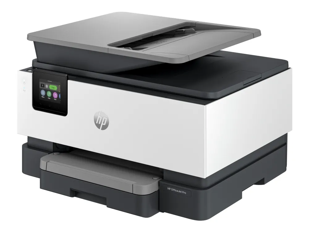 HP Officejet Pro 9122e All-in-One - Multifunktionsprinter - farve - blækprinter - Legal (216 x 356 mm) (original) - A4/Legal (medie) - op til 21 spm (kopiering) - op til 22 spm (udskriver) - 250 ark - 33.6 Kbps - Wi-Fi(ac), LAN, USB 2.0, USB 2.0 vært