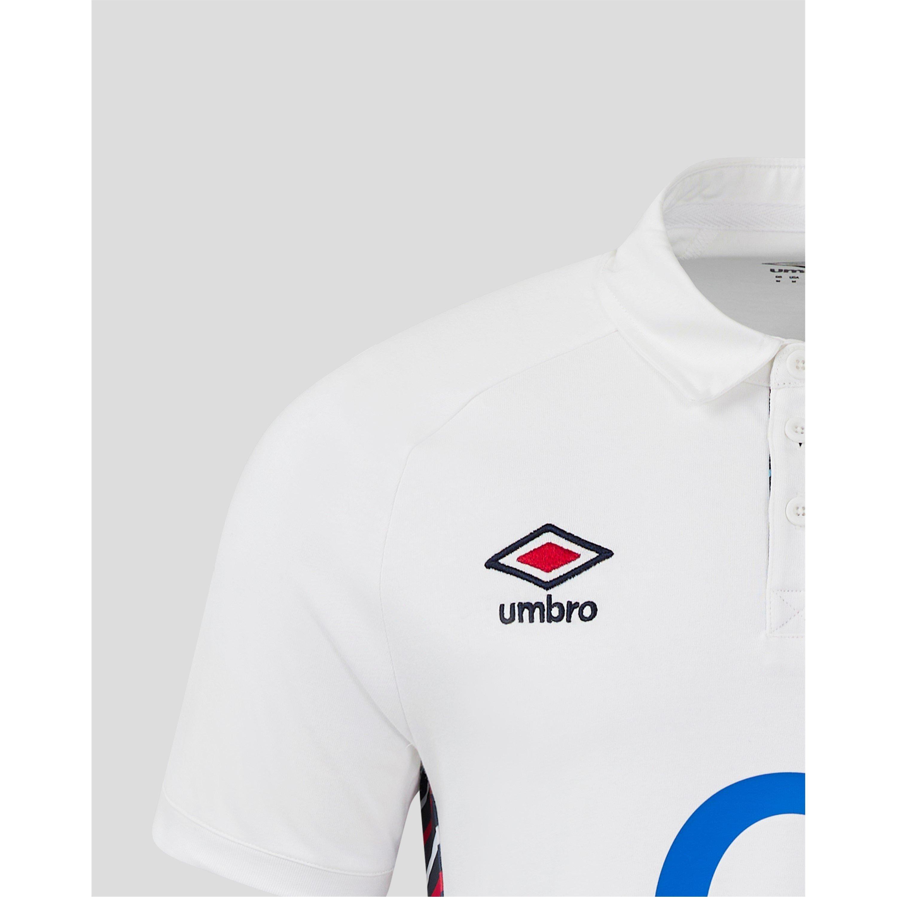 Umbro England Rugby Collar Home Shirt 2024 Adults