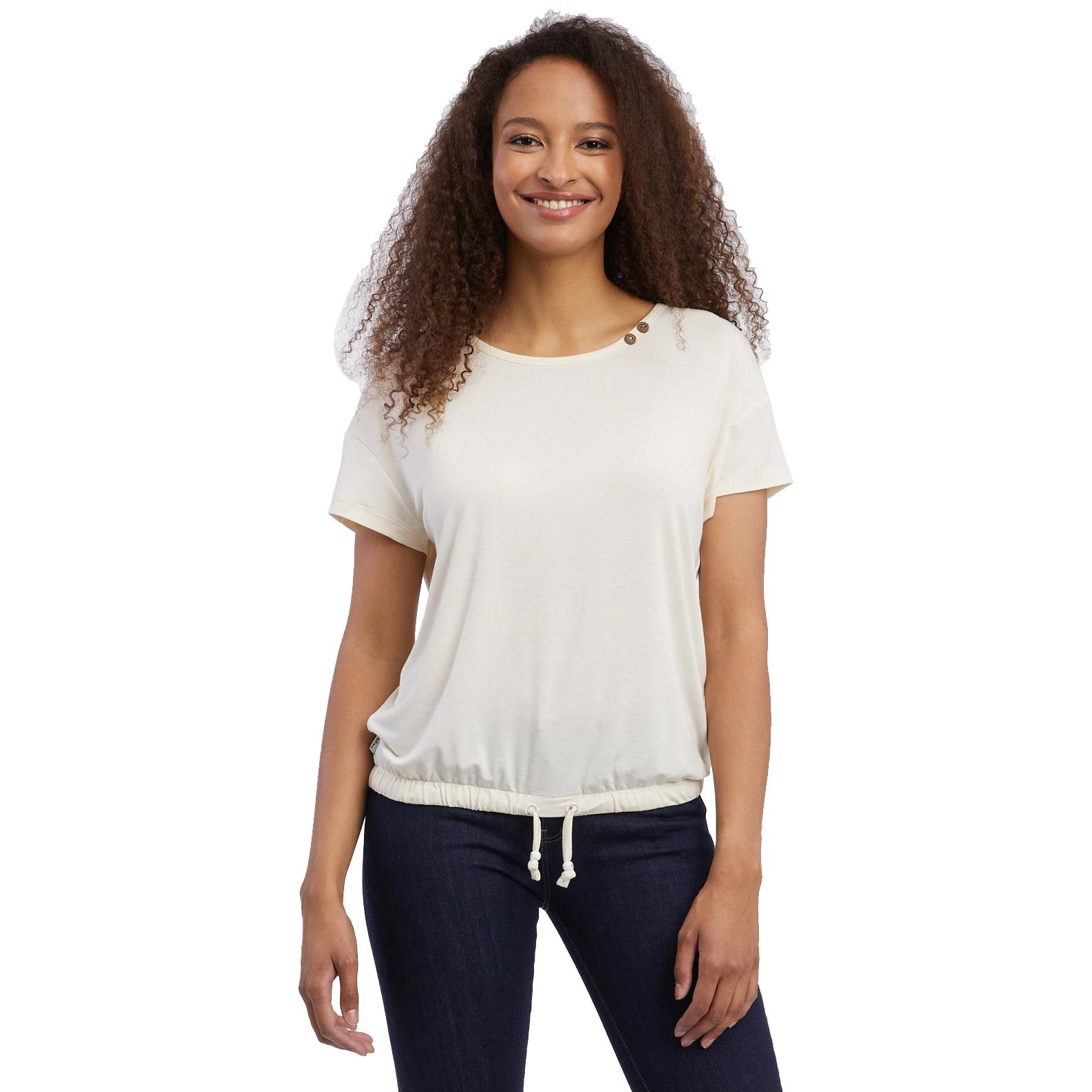 ragwear Nicka T-Shirt Damen beige