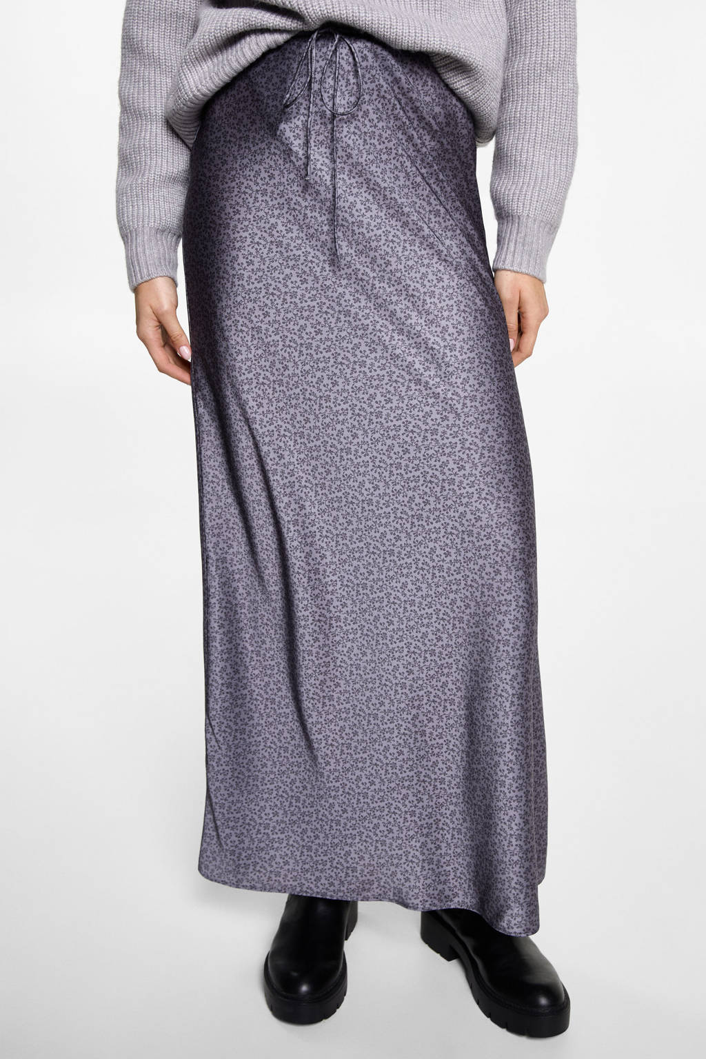 MANGO TEEN maxi rok paars